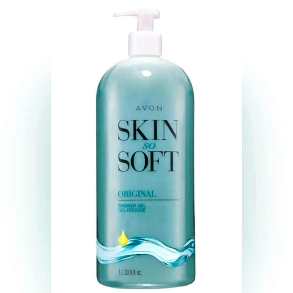 Avon Skin so Soft Shower Gel/ Bubble Bath 1 liter